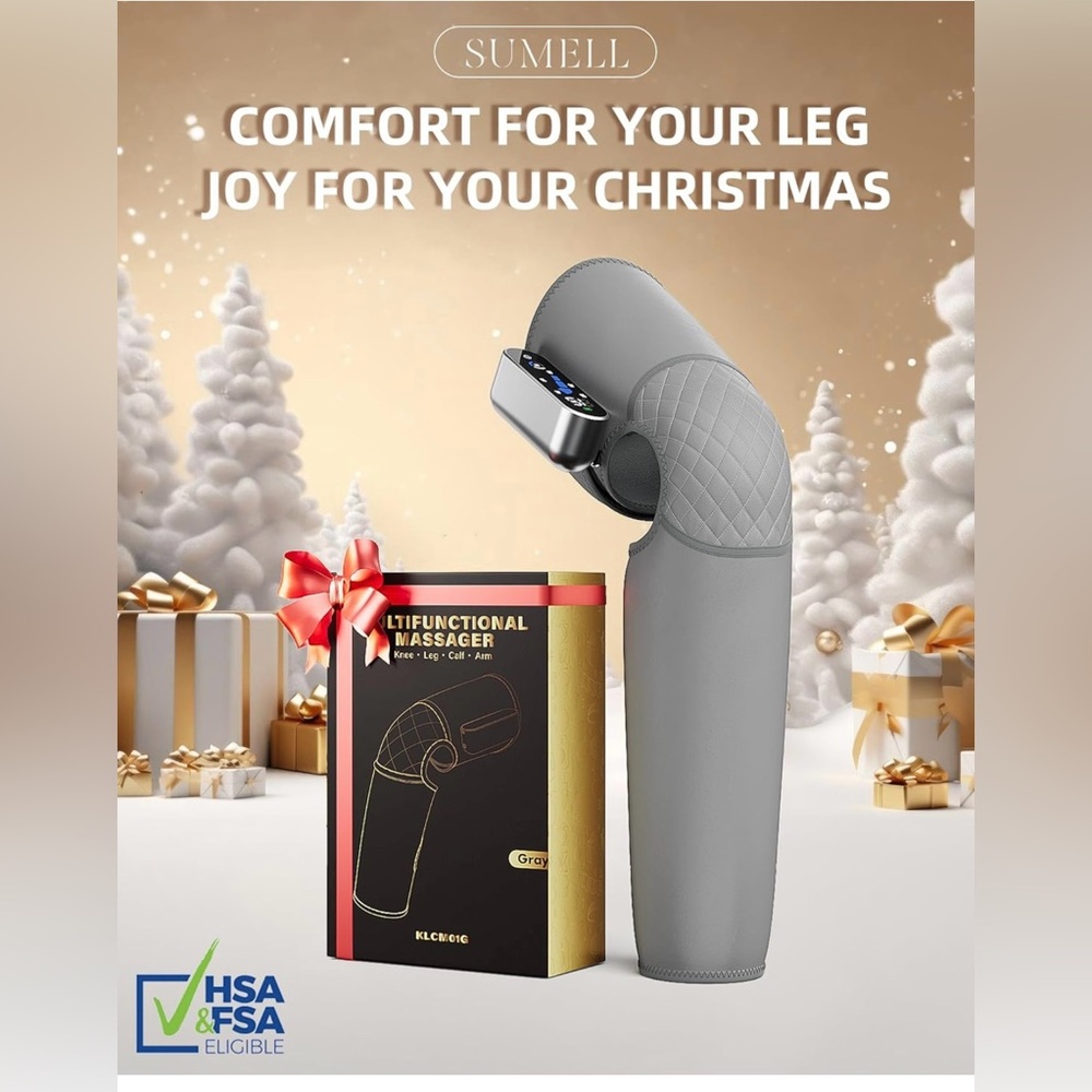 SUMELL Cordless Leg Massager for Circulation and Pain Relief.